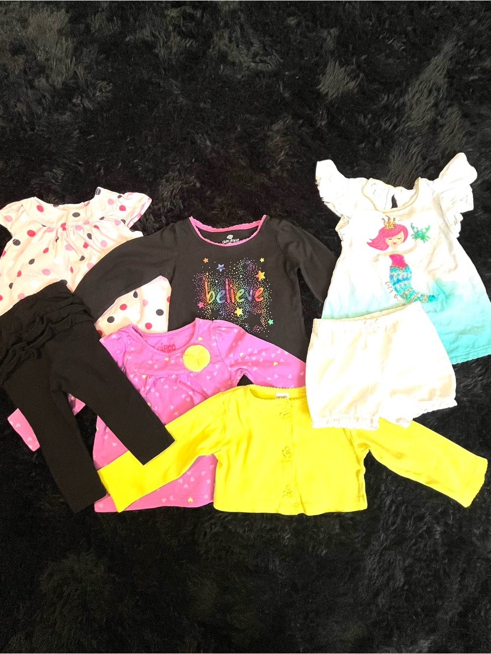 COTTON 12-18 Months Girl MERMAID 7 Piece Bundle. Live Show Listing. $10 starts.
